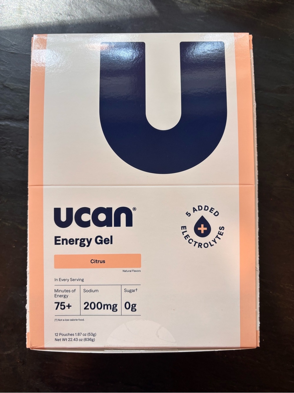 Citrus Energy Gel Pack - Peach Accent